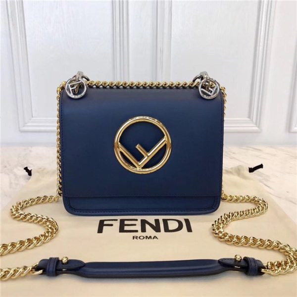 Fendi Kan I Small Leather Bag (Varied Colors) - Image 5