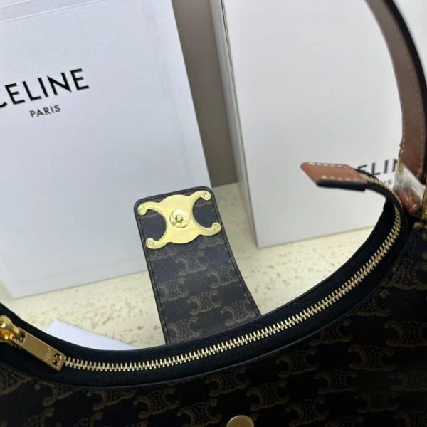 Celine Ava Triomphe Bag in Triomphe Canvas a - Image 5