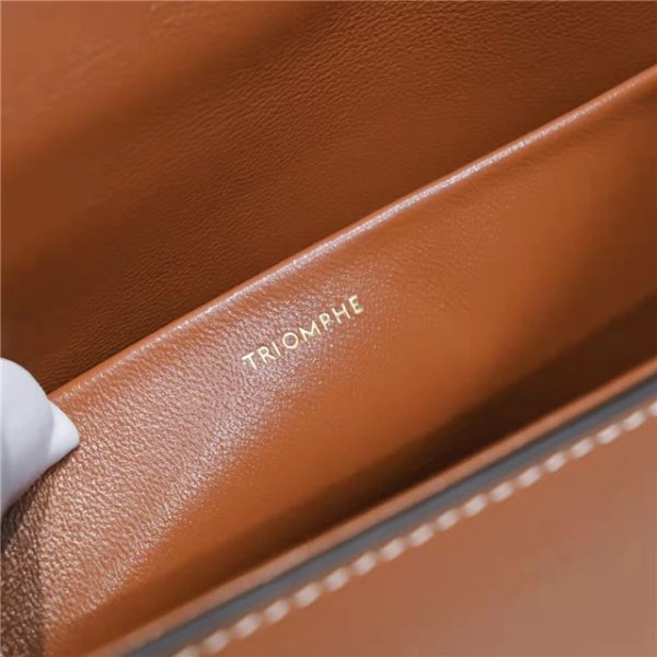Celine Chain Shoulder Bag Triomphe 197993 Tan - Image 9