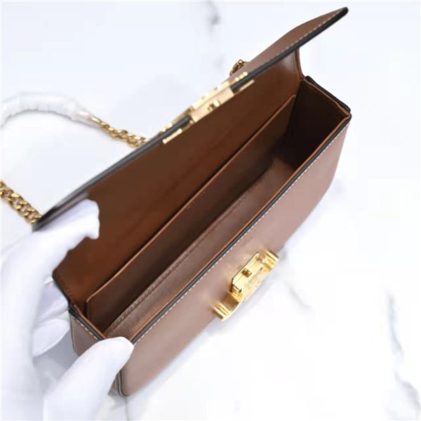 Celine Chain Shoulder Bag Triomphe 197993 Tan - Image 10
