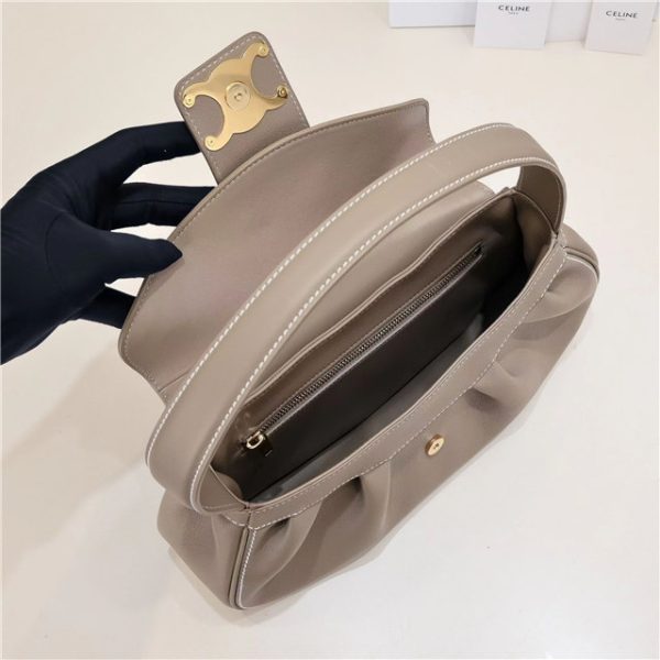 Celine Medium Polly Bag 115633 Brown - Image 10