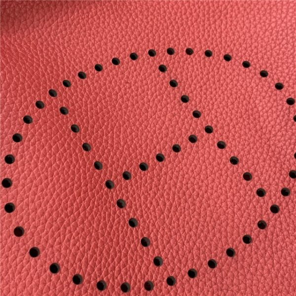 Hermes Evelyne PM Shoulder Bag 1189 Red Clemence Original leather - Image 9