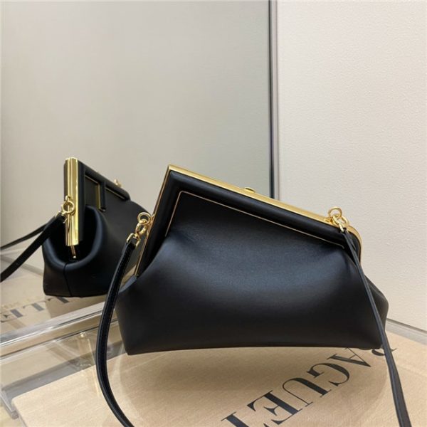 Fendi First Small 8BP129 Black Leather - Image 9