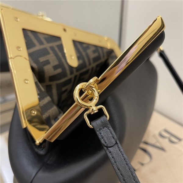 Fendi First Small 8BP129 Black Leather - Image 6