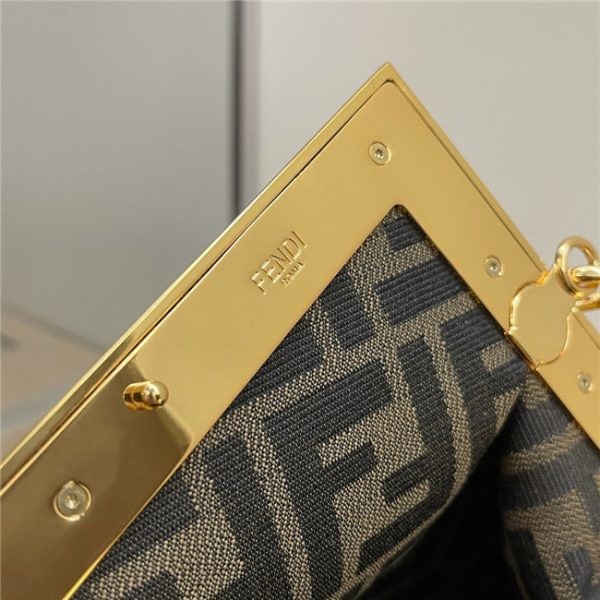 Fendi First Small 8BP129 Black Leather - Image 4
