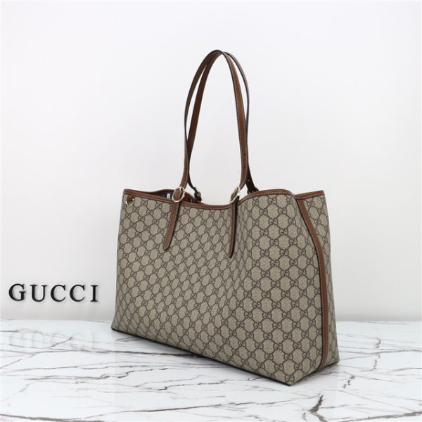 Gucci GG Emblem Large Tote Bag 815212 Brown - Image 10