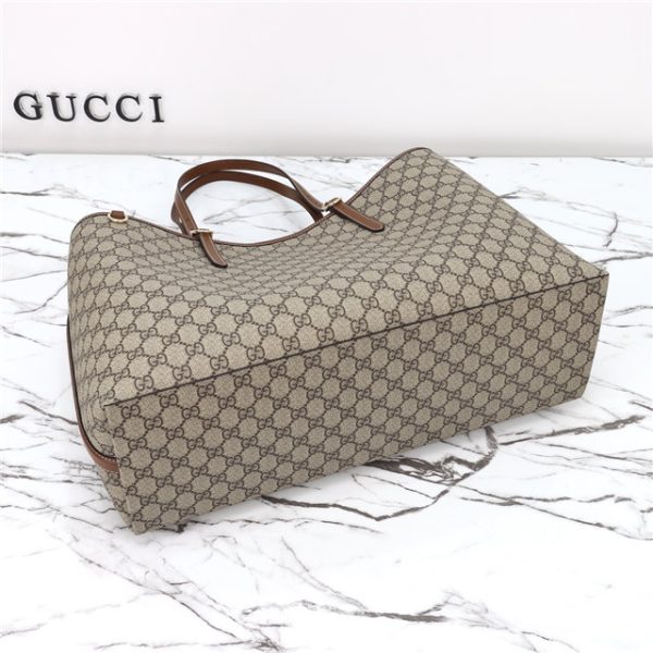 Gucci GG Emblem Large Tote Bag 815212 Brown - Image 7