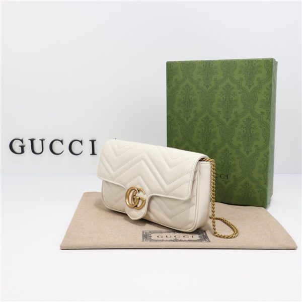 Gucci GG Marmont Mini Bag 751526 White - Image 10