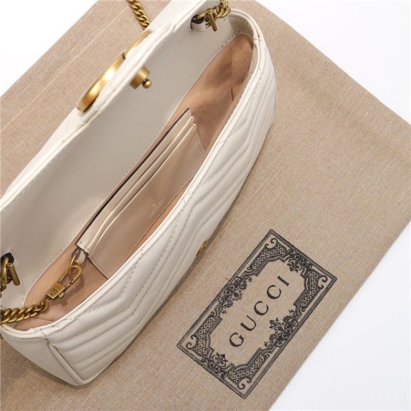 Gucci GG Marmont Mini Bag 751526 White - Image 3