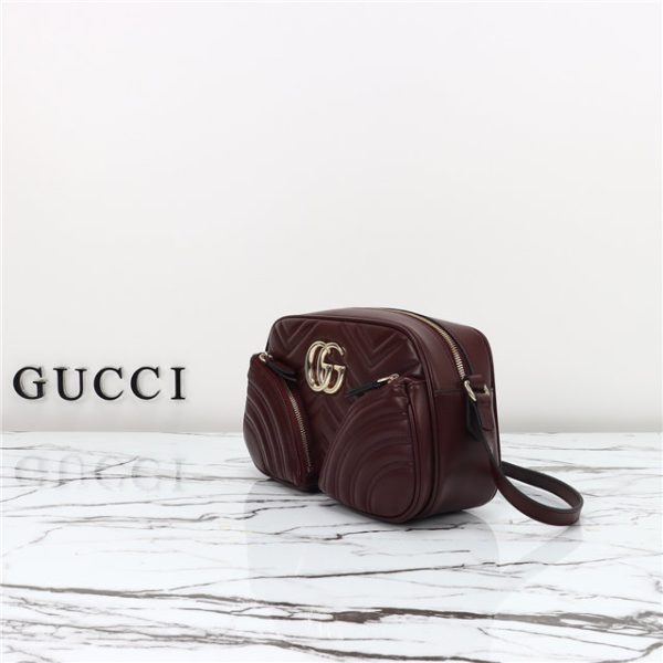 Gucci GG Marmont Small Shoulder Bag 798715 Rosso Ancora - Image 10