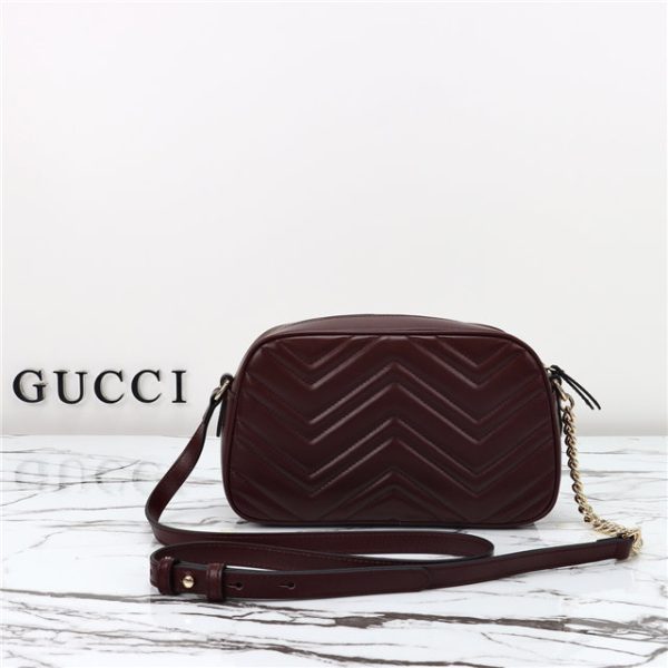 Gucci GG Marmont Small Shoulder Bag 798715 Rosso Ancora - Image 8