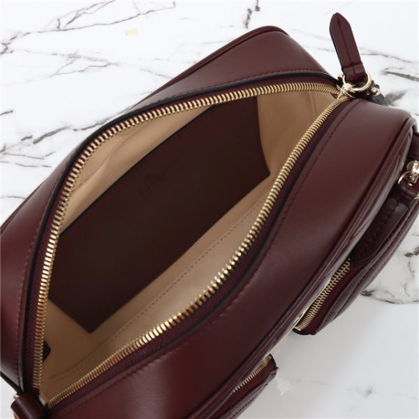 Gucci GG Marmont Small Shoulder Bag 798715 Rosso Ancora - Image 3