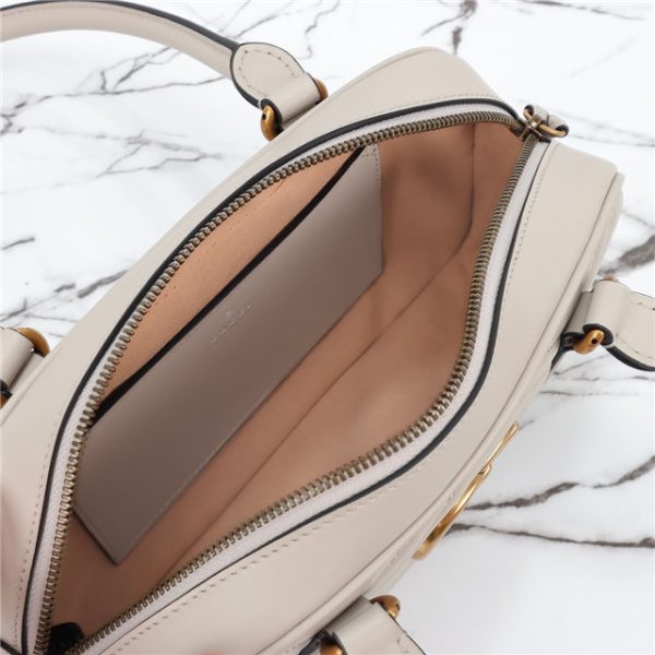 Gucci GG Marmont Small Top Handle Bag 795199 Light grey - Image 3