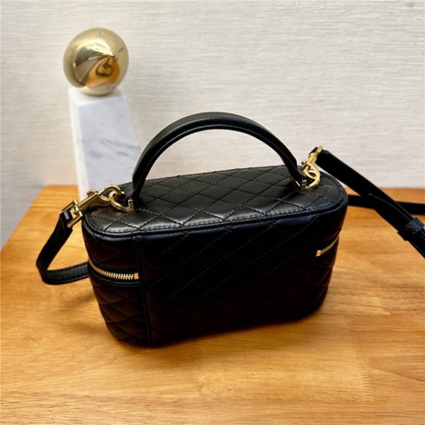 YSL Gaby Vanity Bag 766731 Black Lambskin - Image 7