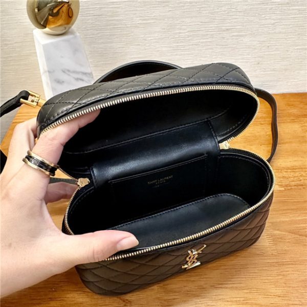 YSL Gaby Vanity Bag 766731 Black Lambskin - Image 3