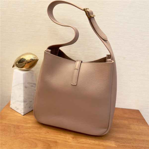 YSL LE 5 A 7 Supple Small 713938 Rose Grained Leather - Image 8