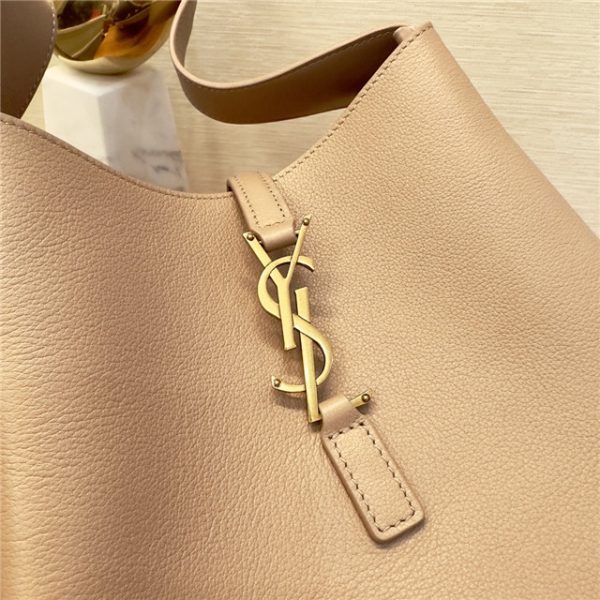 YSL LE 5 A 7 Supple Small 713938 Rose Grained Leather - Image 6