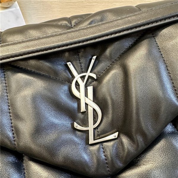 YSL Puffer Medium 577475 BlackSilver - Image 7