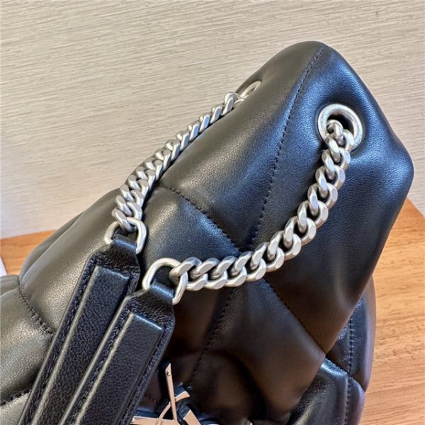 YSL Puffer Medium 577475 BlackSilver - Image 6