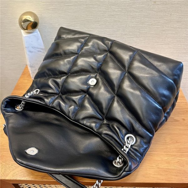 YSL Puffer Medium 577475 BlackSilver - Image 3