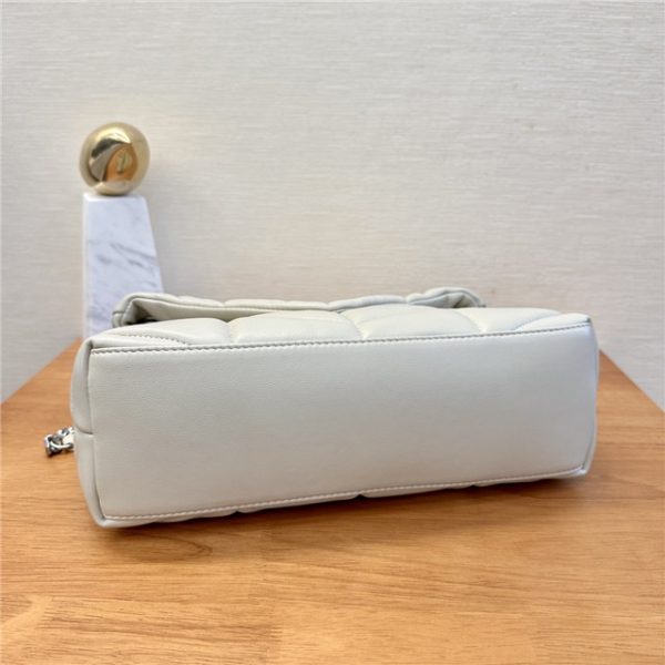 YSL Puffer Small Bag 8476 WhiteSilver - Image 8