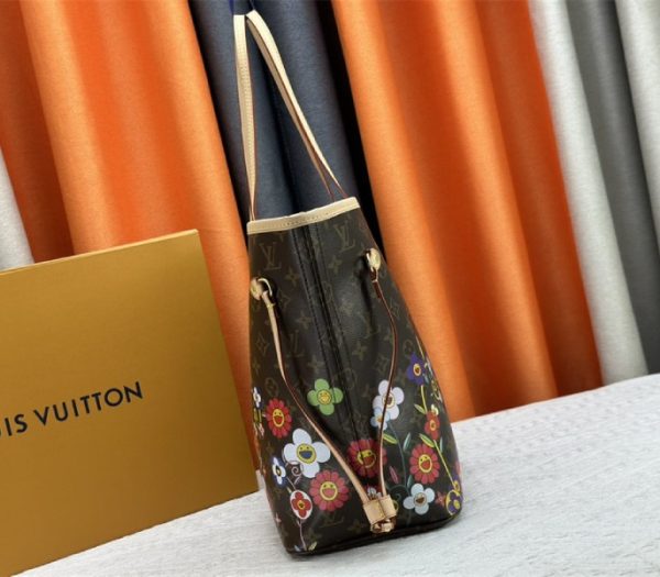 Louis Vuitton X TM Monogram Canvas Neverfull MM - Image 8