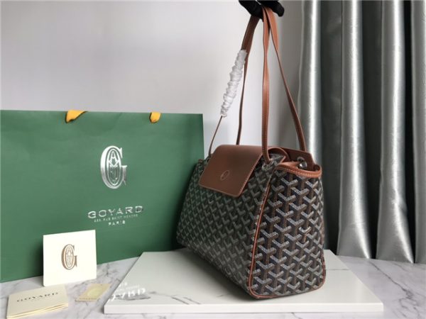 Goyard Rouette Souple Bag 66300 BlackTan - Image 10