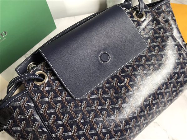 Goyard Rouette Souple Bag 66300 Navy Blue - Image 7