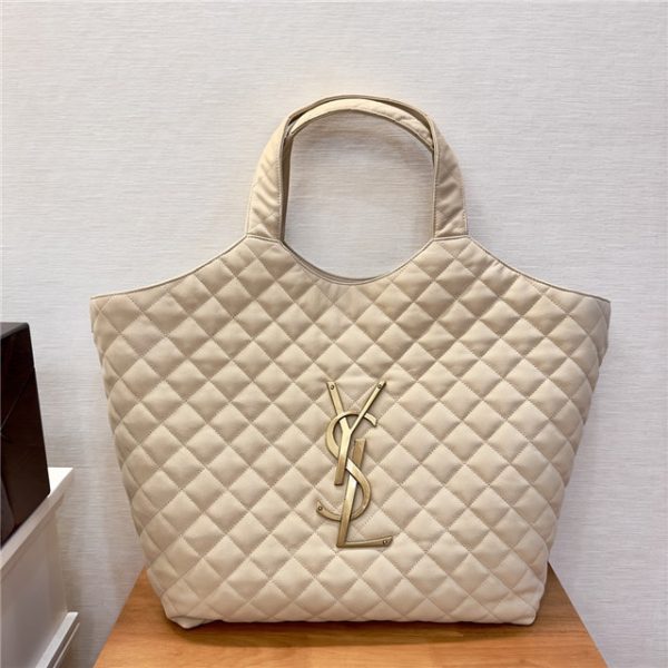 YSL Icare Maxi Shopping Bag 698651 Beige
