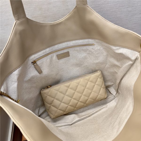 YSL Icare Maxi Shopping Bag 698651 Beige - Image 3