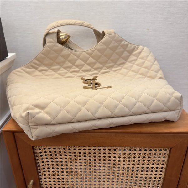 YSL Icare Maxi Shopping Bag 698651 Beige - Image 9