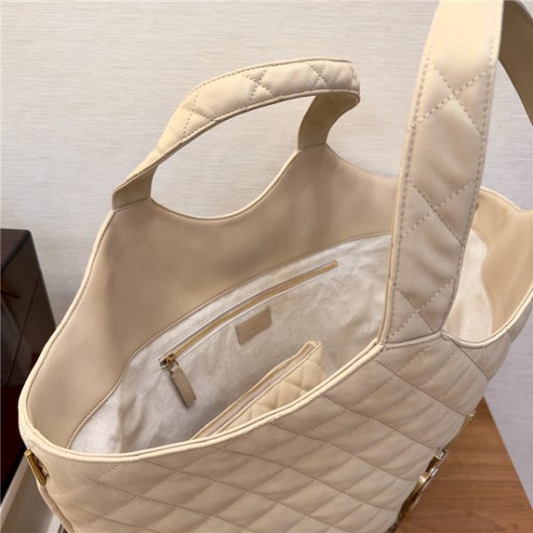 YSL Icare Maxi Shopping Bag 698651 Beige - Image 4
